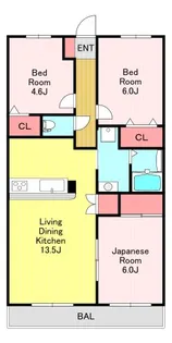 埼玉県戸田市大字新曽【マンション】の間取り
