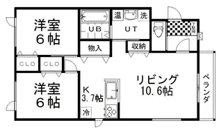 Ever Lasting septimo【2階】の間取り
