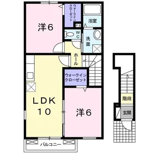 モンブラン【2階】の間取り