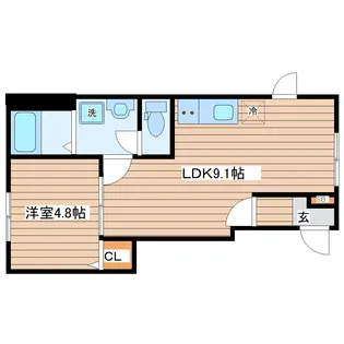 プライムヒルズ【1階】の間取り