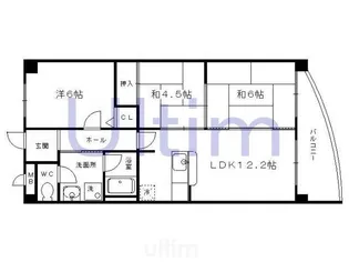 ラポート曽谷【1階】の間取り