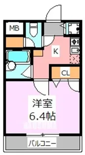 グレイスヨネザワ【1階】の間取り