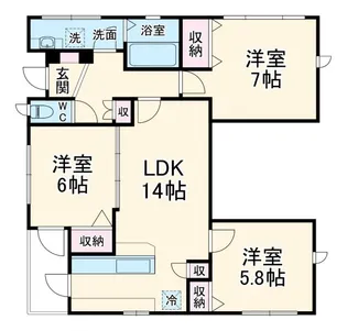 埼玉県さいたま市南区曲本2【一戸建】の間取り