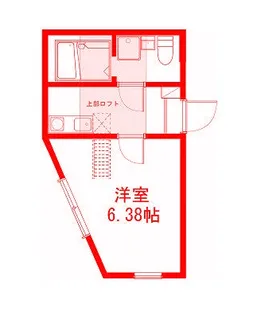 ハマハイツII【2階】の間取り