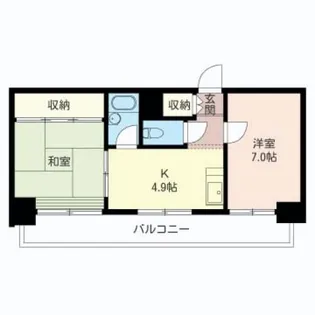 ベルパレス【8階】の間取り