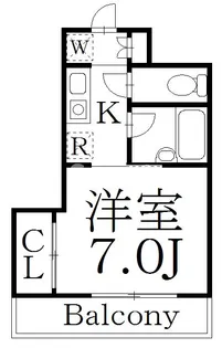 OGATA MANSION【3階】の間取り