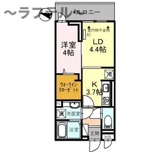 埼玉県入間市下藤沢3【アパート】の間取り