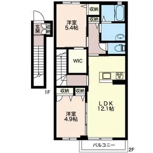 ピュアステージ【2階】の間取り