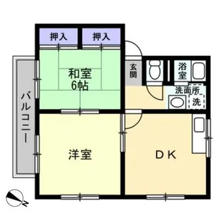 ソルトフィールドN・M D棟【2階】の間取り