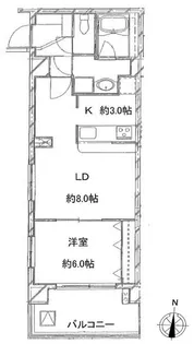 デュオ・スカーラ麹町【7階】の間取り