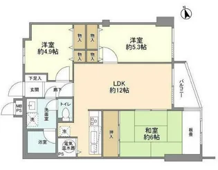 パレ二子玉川【2階】の間取り