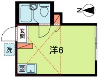 サットンプレイス東高円寺A【2階】の間取り