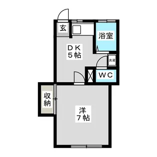 プラッツK【1階】の間取り