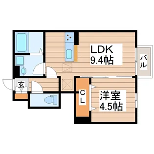 D-room太子堂【1階】の間取り