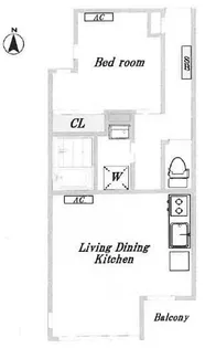 カーサ麻布ANNEX【4階】の間取り