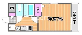 岡山県岡山市北区奉還町4【アパート】の間取り