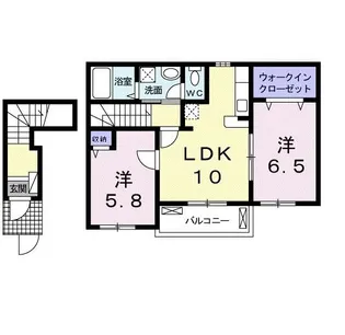 サンシャイン富堂【2階】の間取り