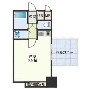朝日プラザ博多VIII【10階】の間取り