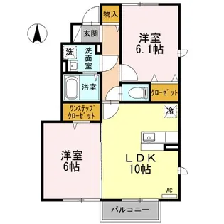 Trinity Heights【1階】の間取り