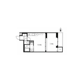 ハーモニーレジデンス蒲田アートヴィラ【1階】の間取り