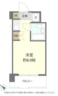 パーク・ノヴァ横浜阪東橋弐番館【7階】の間取り