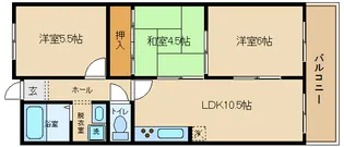 エクシード【8階】の間取り