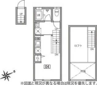 グランエッグス久が原【2階】の間取り