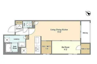 アジュールテラス目黒祐天寺【3階】の間取り