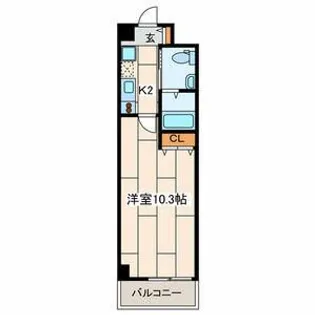 神奈川県横浜市神奈川区上反町2【マンション】の間取り