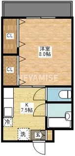 本田ビル【3階】の間取り
