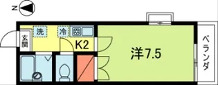 アスターハイム新高円寺【2階】の間取り