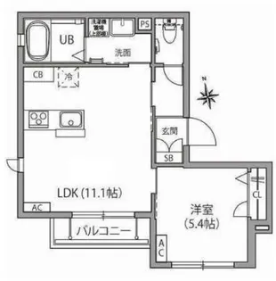 シャーメゾンヴェール【2階】の間取り