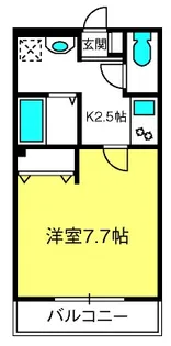 DOMUS YUI【3階】の間取り