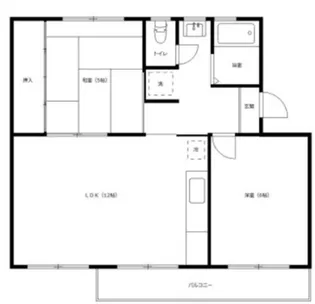 柏町住宅【5階】の間取り