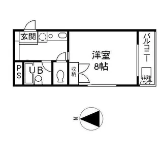 クレステートKOSAKA【1階】の間取り