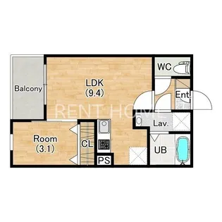 ジーメゾンリオ松原【2階】の間取り