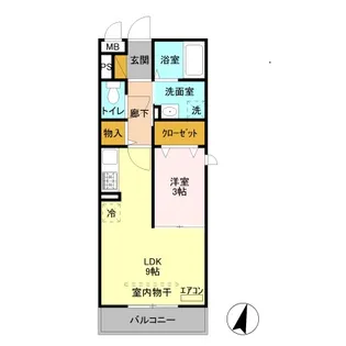 グランツ【1階】の間取り