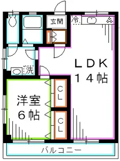 カステーロ・フチ【2階】の間取り