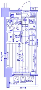 ガーラ・シティ横浜反町【2階】の間取り