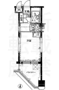 キャッスルマンション代官山【5階】の間取り