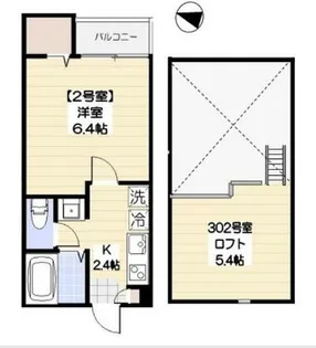 Dona北千住【3階】の間取り