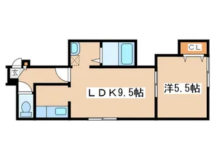 エスコートN23【2階】の間取り