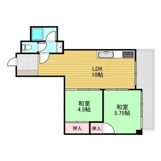 サニーヴィラ十三【8階】の間取り