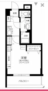 エスコート芝浦EAST【8階】の間取り