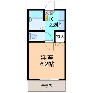 西金沢第2レジデンス【1階】の間取り
