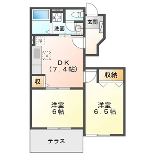 プリーマK III【1階】の間取り