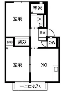 シャングリラ北安東 C【2階】の間取り