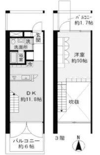 リフュージュオーフォレストSの間取り