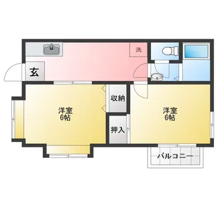 トラットハウス【2階】の間取り