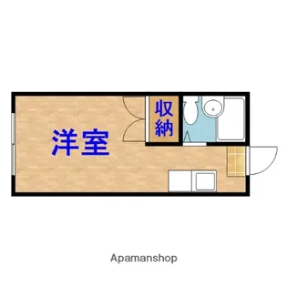 ベルウッド広瀬【1階】の間取り
